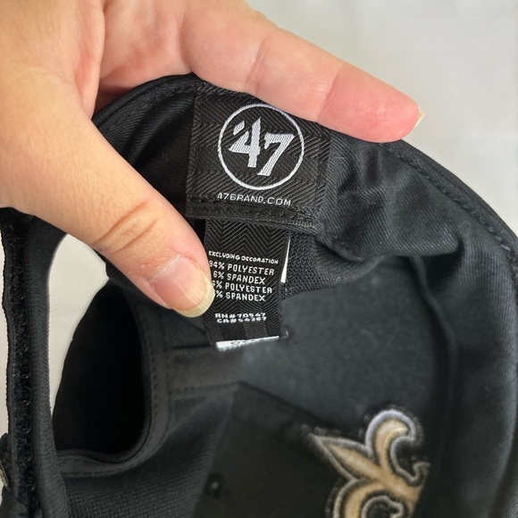 New Orleans Saints black and gold‎ NFL men's Hat - Picture 6 of 6